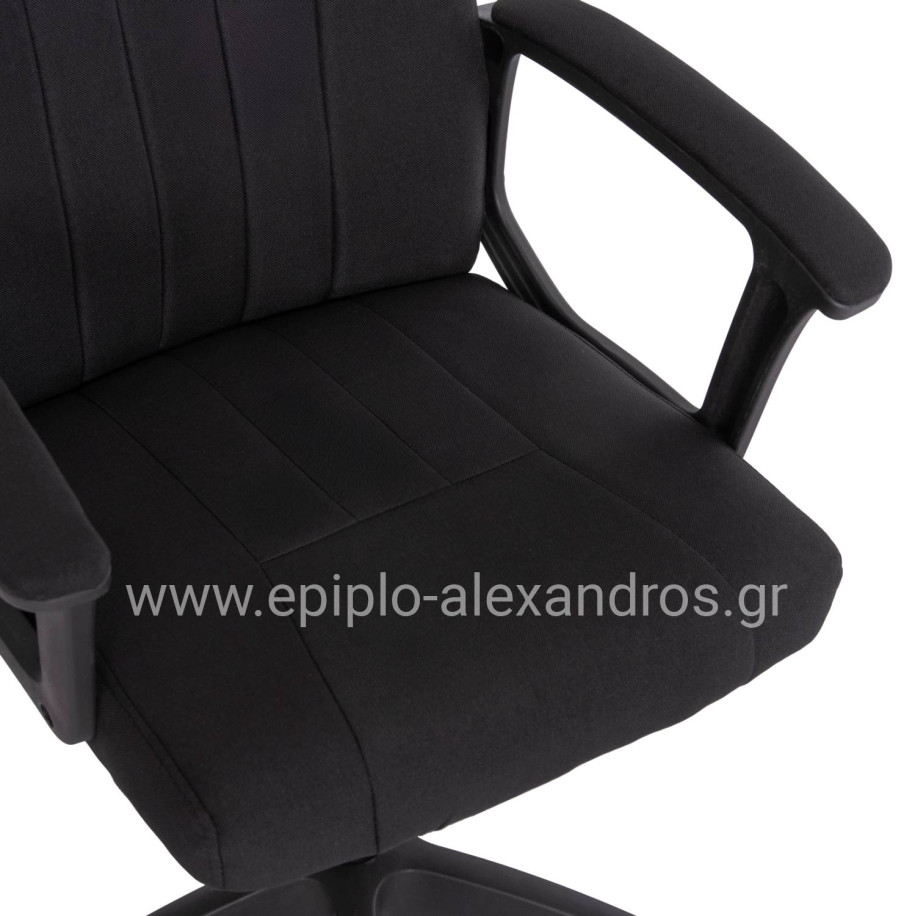 OFFICE CHAIR NIM HM1200.11 BLACK FABRIC-BLACK FRAME AND BASE 58x61x101.5Hcm.