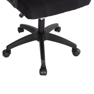 OFFICE CHAIR NIM HM1200.11 BLACK FABRIC-BLACK FRAME AND BASE 58x61x101.5Hcm.