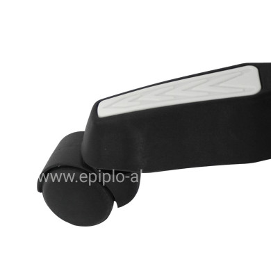 GAMING ARMCHAIR DARREN HM1203.04 BLACK-WHITE PVC 58.5x100x120Hcm.