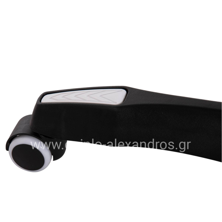 GAMING ARMCHAIR DARREN HM1203.04 BLACK-WHITE PVC 58.5x100x120Hcm.