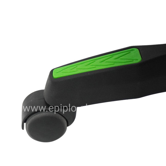 ΠΟΛΥΘΡΟΝΑ GAMING DARREN HM1203.03 ΜΑΥΡΟ-ΠΡΑΣΙΝΟ PVC 58.5x100x120Υεκ.