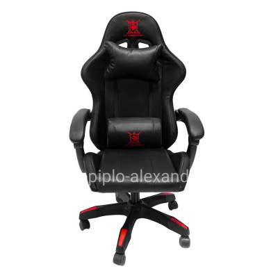 GAMING ARMCHAIR DARREN HM1203.01 BLACK-RED PVC 58.5x100x120Hcm.