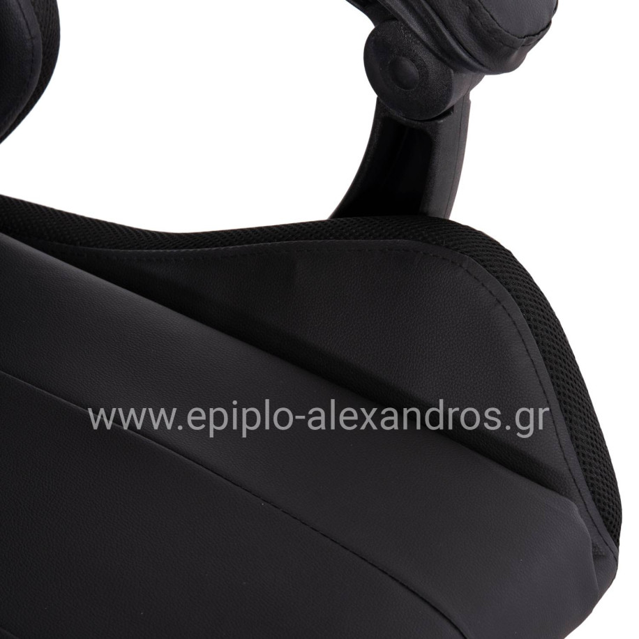 GAMING ARMCHAIR DARREN HM1203.01 BLACK-RED PVC 58.5x100x120Hcm.