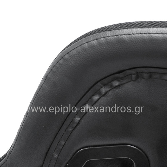 ΠΟΛΥΘΡΟΝΑ GAMING DARREN HM1203.10 ΜΑΥΡΟ-ΓΚΡΙ PVC 60x60x120Υεκ.