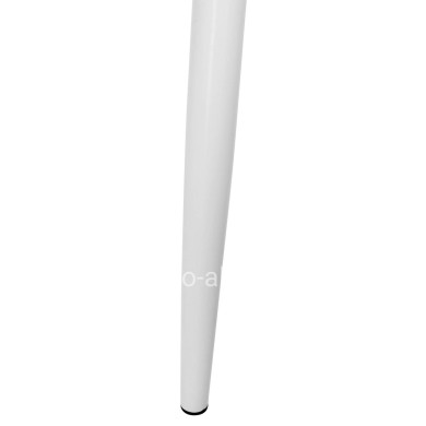 ARMCHAIR ARIADNE HM8001.31 WHITE POLYPROPYLENE-WHITE METAL LEGS 62x54x81Hcm.