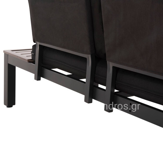 ΣΕΤ ΣΑΛΟΝΙ ΠΟΛΥΜΟΡΦΙΚΟ DEX 3TMX HM6090 ΑΛΟΥΜΙΝΙΟ ΣΕ ΑΝΘΡΑΚΙ & ΚΑΦΕ-ΜΑΥΡΑ ΜΑΞΙΛΑΡΙΑ