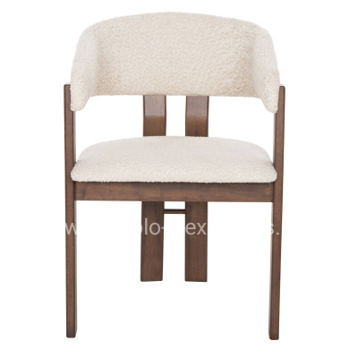 ΚΑΡΕΚΛΑ ZARRA HM9970.03 RUBBERWOOD ΣΕ ΚΑΡΥΔΙ-ΕΚΡΟΥ ΜΠΟΥΚΛΕ ΥΦΑΣΜΑ 55,5x59x81,5Υεκ