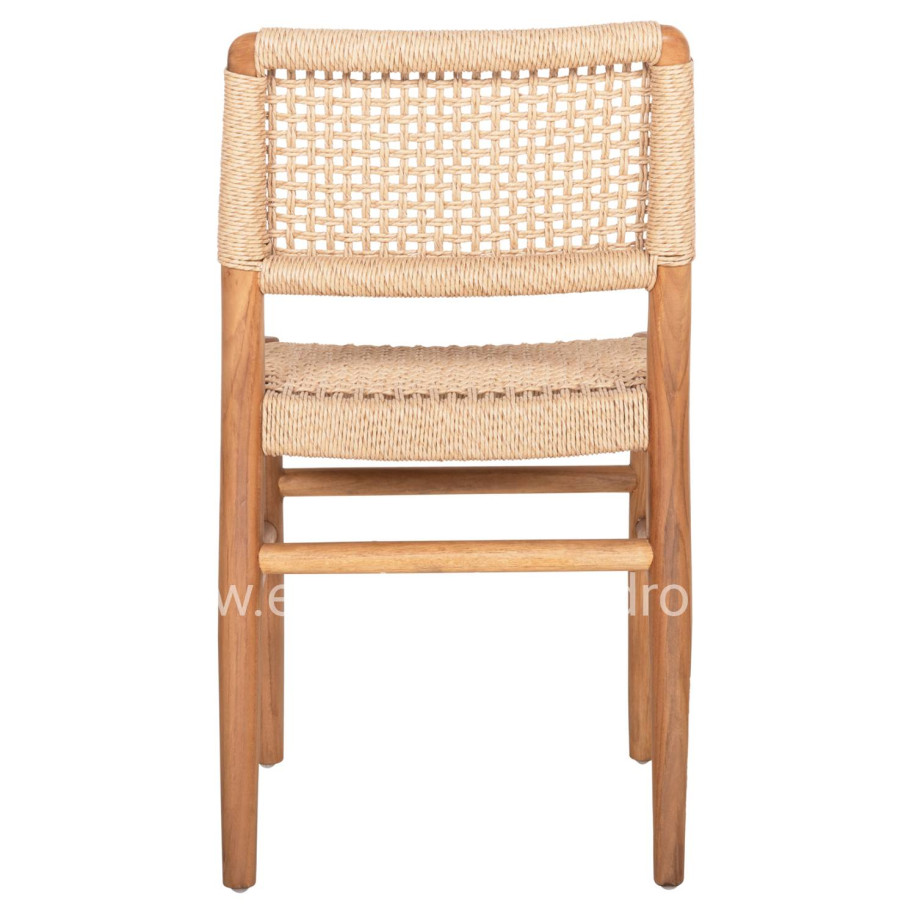 ΚΑΡΕΚΛΑ ROSCO HM6133 ΞΥΛΟ ΤΕΑΚ ΦΥΣΙΚΟ-ΣΧΟΙΝΙ VIRO ΜΠΕΖ 46x55x79Υεκ.