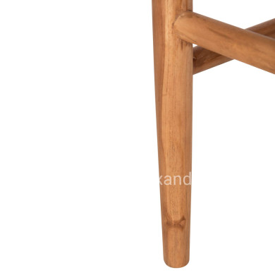 ΚΑΡΕΚΛΑ ROSCO HM6133 ΞΥΛΟ ΤΕΑΚ ΦΥΣΙΚΟ-ΣΧΟΙΝΙ VIRO ΜΠΕΖ 46x55x79Υεκ.