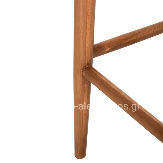 ΣΚΑΜΠΟ ΜΠΑΡ ROSCO HM6134 ΞΥΛΟ ΤΕΑΚ ΦΥΣΙΚΟ & ΣΧΟΙΝΙ VIRO ΜΠΕΖ 47x52x100Υεκ