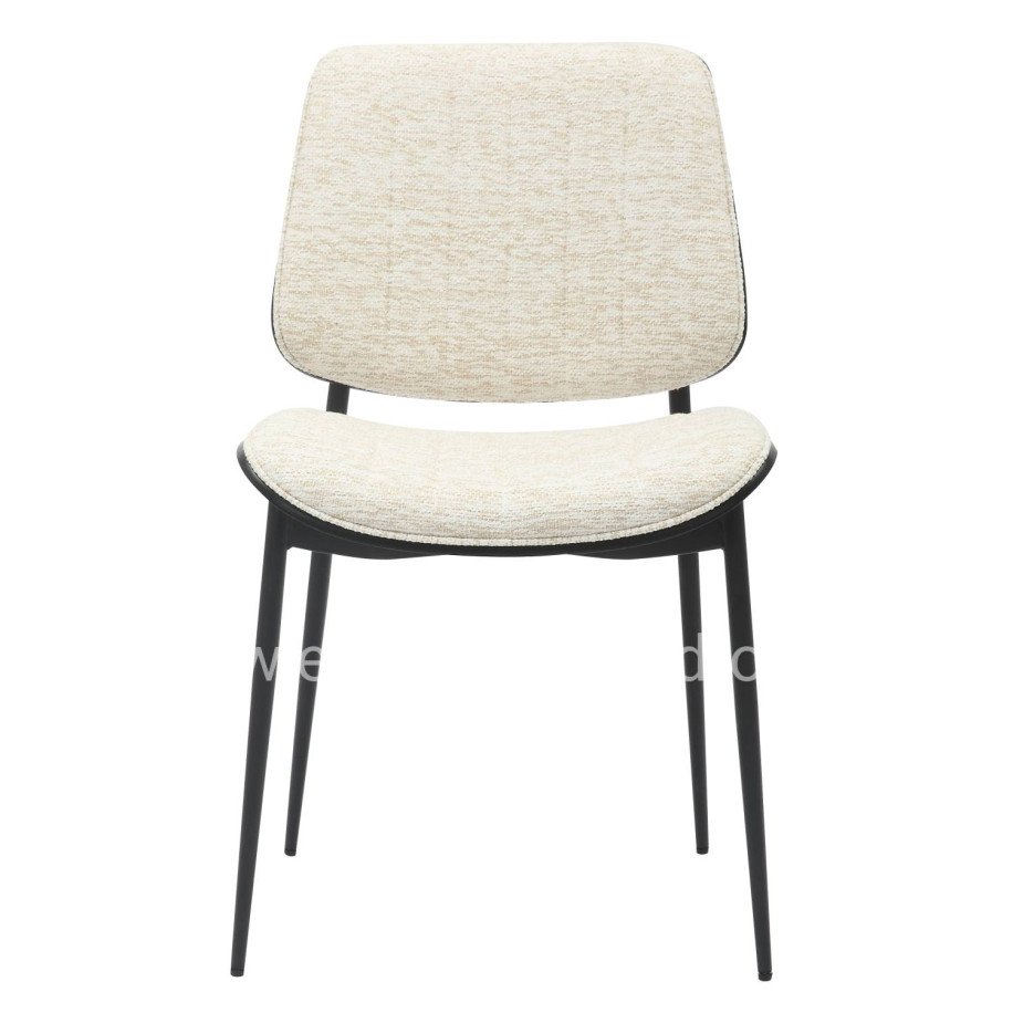 ΚΑΡΕΚΛΑ ΤΡΑΠΕΖΑΡΙΑΣ CONTI HM9983.02 ΜΑΥΡΟ ΜΕΤΑΛΛΟ & Κ.Π.-ΕΚΡΟΥ ΥΦΑΣΜΑ 48,5x56x82,5Υεκ