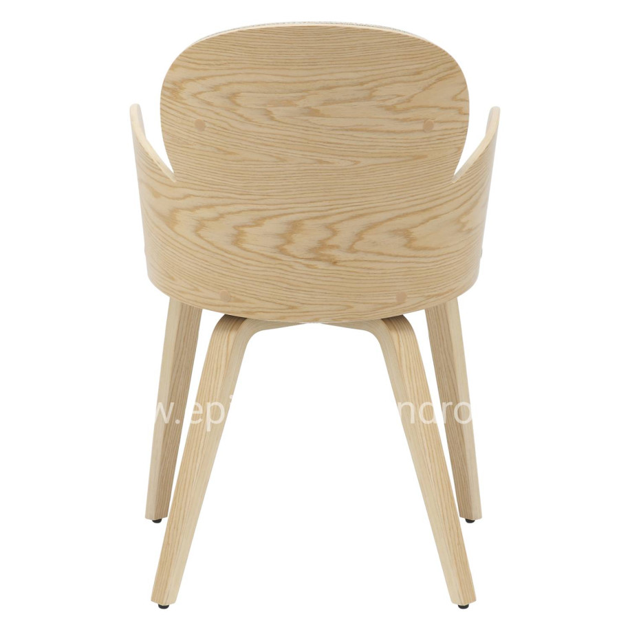 ΠΟΛΥΘΡΟΝΑΚΙ ΤΡΑΠΕΖΑΡΙΑΣ DARNELL HM9974.01 OAK Κ.Π.-ΕΚΡΟΥ ΥΦΑΣΜΑ 56x56x83Υεκ.