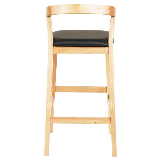 ΣΚΑΜΠΟ ΜΠΑΡ NAMI HM9952.01 RUBBERWOOD ΣΕ ΟΑΚ-ΜΑΥΡΟ PU 47,5x59x102,5Υεκ.