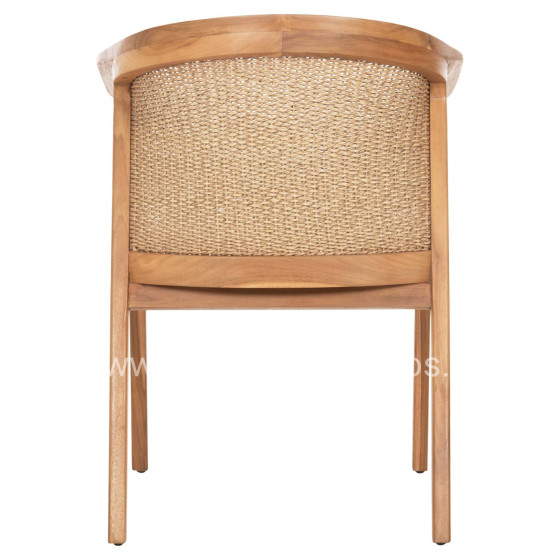 DINING CHAIR RENLY HM18239 TEAK WOOD IN NATURAL-VIRO ROPE 60x59x82Hcm