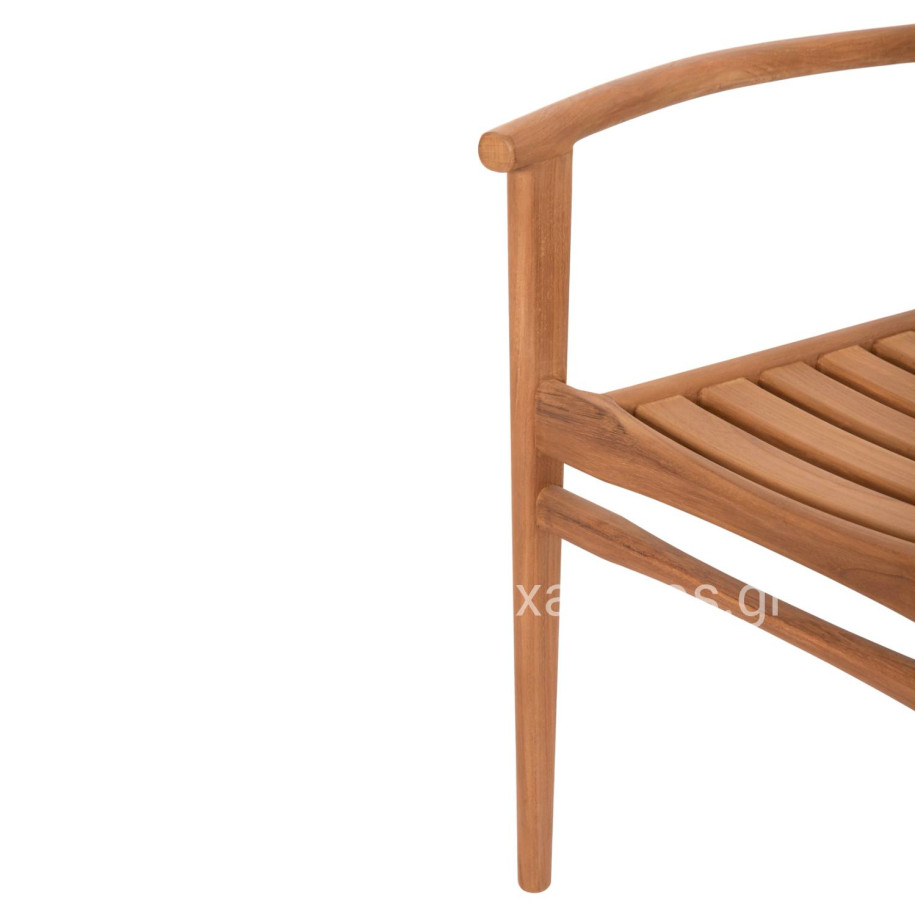 ARMCHAIR MOOSEN HM9936 SOLID TEAK WOOD IN NATURAL 59x60x78.5H
