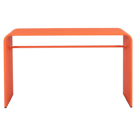 DINING TABLE SERIES INTREPID HM6330.09 ALUMINUM IN ORANGE 121x70x70Hcm.