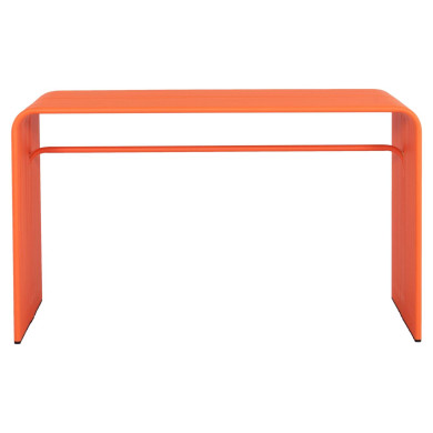 DINING TABLE SERIES INTREPID HM6330.09 ALUMINUM IN ORANGE 121x70x70Hcm.