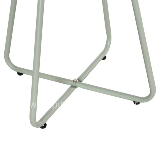 SIDE TABLE ROUND SAMMON HM6271.06 METAL IN PISTACHIO GREEN COLOR Φ45x50Hcm.