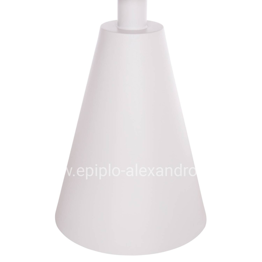 OUTDOOR ROUND SIDE TABLE SERA HM6270.02 ALUMINUM IN WHITE Φ50x56Hcm.