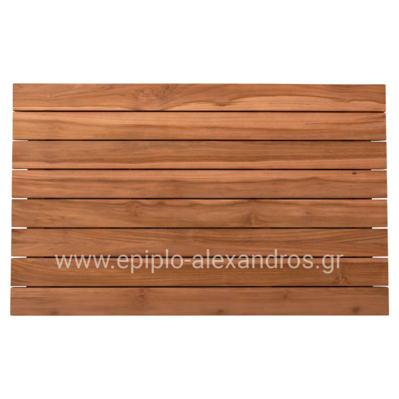 TABLETOP SQUARE HM6139 SOLID TEAK WOOD IN NATURAL COLOR 80x80x4(thickness)cm.