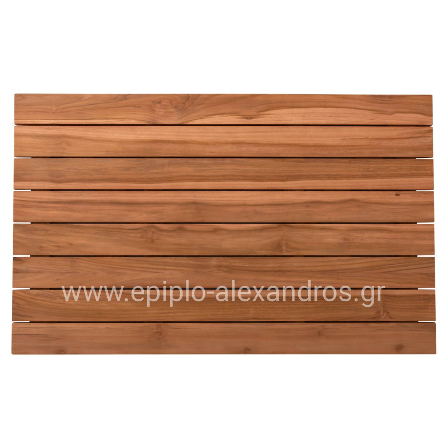 ΕΠΙΦΑΝΕΙΑ ΤΡΑΠΕΖΙΟΥ ΞΥΛΟ TEAK-ΦΥΣΙΚΟ ΤΕΤΡΑΓΩΝΗ HM6139 ΜΑΣΙΦ 80x80x4(πάχος)εκ.