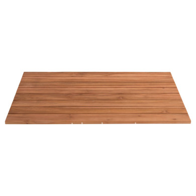 TABLETOP SQUARE HM6139 SOLID TEAK WOOD IN NATURAL COLOR 80x80x4(thickness)cm.