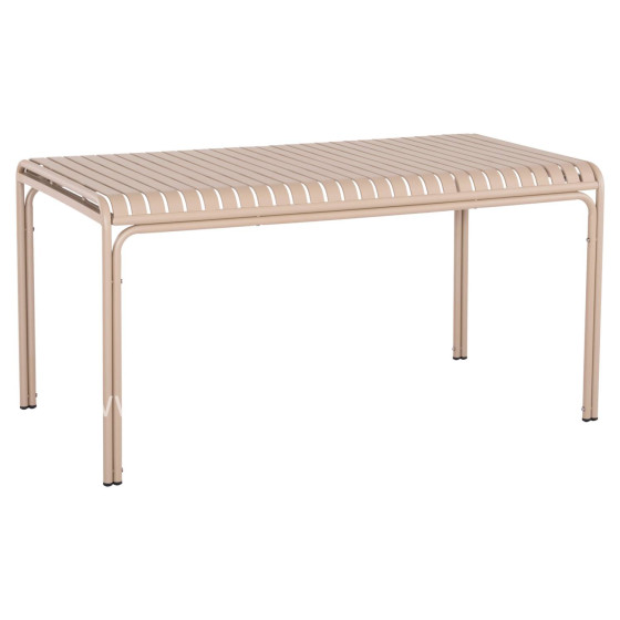 OUTDOOR ALUMINUM TABLE RACHEL HM6339.04 CHAMPAGNE COLOR 150x80x76Hcm.