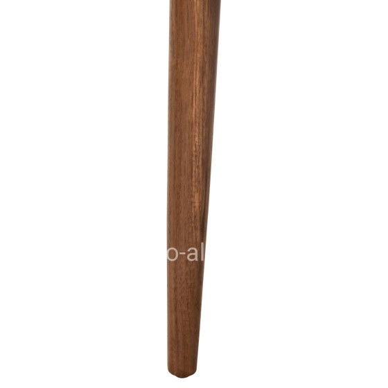 ΠΟΛΥΘΡΟΝΑ JAMES HM18259 TEAK WOOD ΜΕ ΣΑΜΠΑΝΙ ΥΦΑΣΜΑ 57x52x76Υεκ.