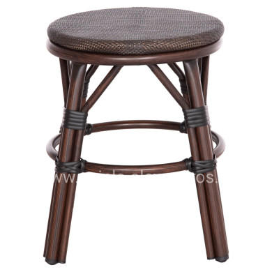 ΣΚΑΜΠΟ ΑΛΟΥΜΙΝΙΟΥ CHINO HM6285.01 BAMBOO LOOK ΚΑΦΕ-TEXTILENE ΚΑΦΕ Φ36x46Υεκ.