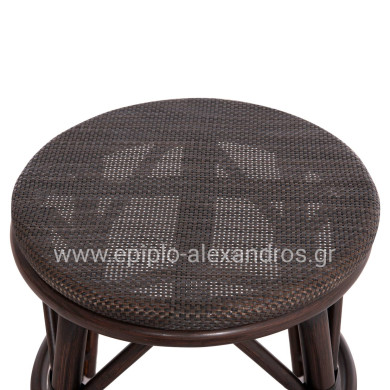 ΣΚΑΜΠΟ ΑΛΟΥΜΙΝΙΟΥ CHINO HM6285.01 BAMBOO LOOK ΚΑΦΕ-TEXTILENE ΚΑΦΕ Φ36x46Υεκ.