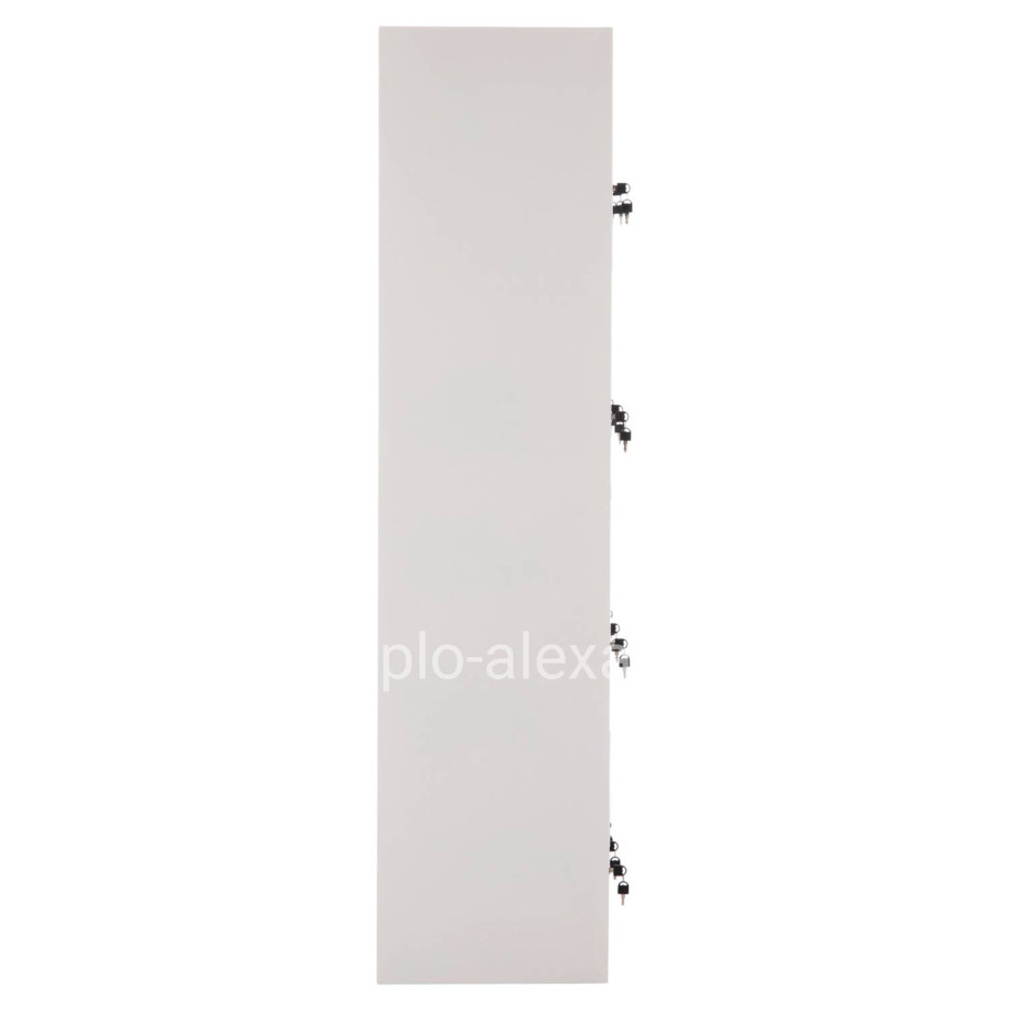 LOCKER METALLIC WITH 12 CABINETS WITH KEY LOCKS BEXLEY HM5637.11 LIGHT GREY 90x45x185Hcm.