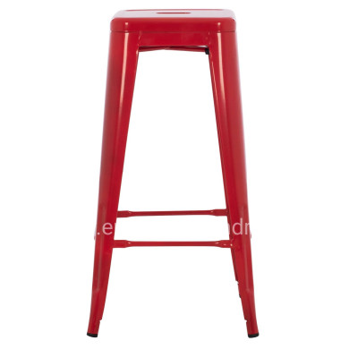 BAR STOOL MELITA-PRO HM8642.44 METAL IN RED 43x43x78Hcm.