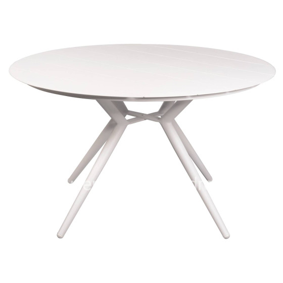 ROUND ALUMINUM TABLE HIGER HM6290.01 GREY Φ126x74Hcm.