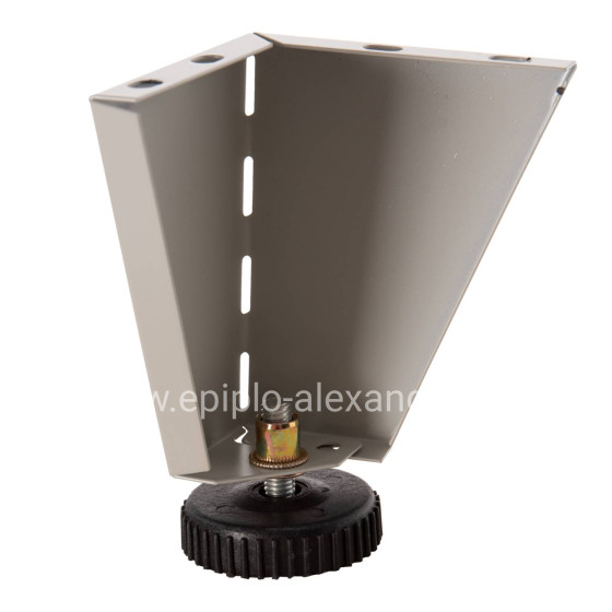 SET OF 4 REPLACEMENT LEGS WITH HEIGHT ADJUSTERS HM5118 FOR METAL WARDROBES