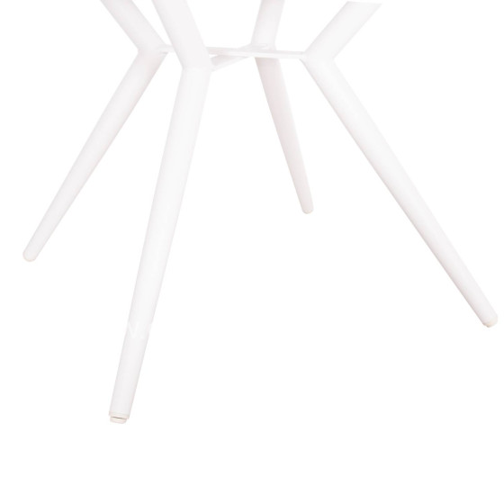 OUTDOOR TABLE ROUND HIGER HM6290.02 WHITE ALUMINUM Φ126Χ74Hcm.