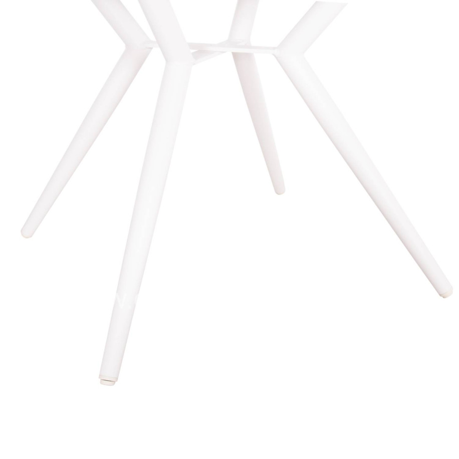 OUTDOOR TABLE ROUND HIGER HM6290.02 WHITE ALUMINUM Φ126Χ74Hcm.