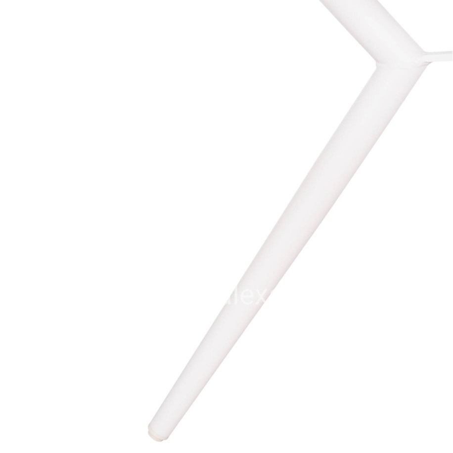 OUTDOOR TABLE ROUND HIGER HM6290.02 WHITE ALUMINUM Φ126Χ74Hcm.