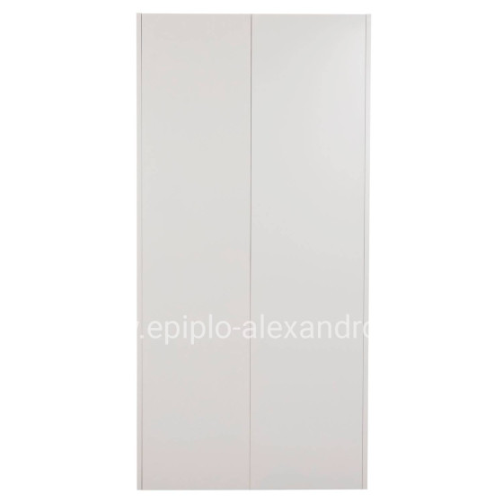 LOCKER METALLIC MALMOE HM5636.11 9 CABINETS WITH KEY LOCKS IN LIGHT GREY 90x45x185Hcm.
