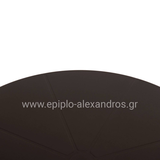 ROUND POLYPROPYLENE TABLE TERRIN HM6124.13 BROWN Φ60x75Hcm.