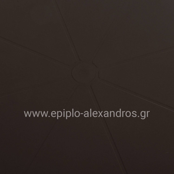 ΤΡΑΠΕΖΙ ΠΟΛΥΠΡΟΠΥΛΕΝΙΟΥ ΣΤΡΟΓΓΥΛΟ TERRIN HM6124.13 ΚΑΦΕ Φ60x75Υεκ.