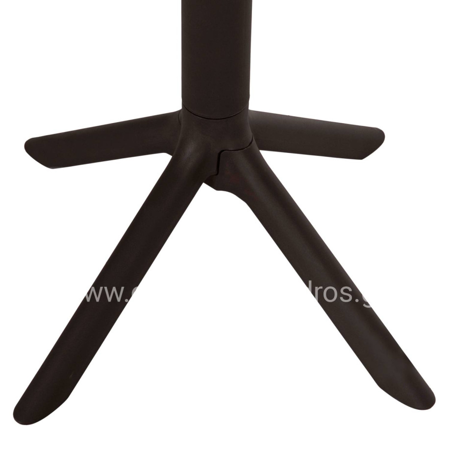 ΤΡΑΠΕΖΙ ΠΟΛΥΠΡΟΠΥΛΕΝΙΟΥ ΤΕΤΡΑΓΩΝΟ TERRIN HM6125.13 ΚΑΦΕ 60x60x75Υεκ.