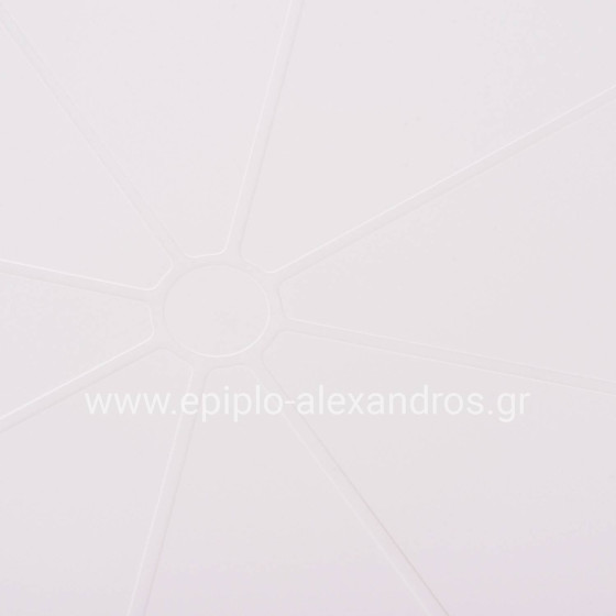 BAR TABLE ROUND TERRIN HM6126.11 POLYPROPYLENE WHITE Φ60x106Hcm.