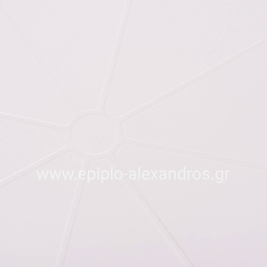 BAR TABLE ROUND TERRIN HM6126.11 POLYPROPYLENE WHITE Φ60x106Hcm.