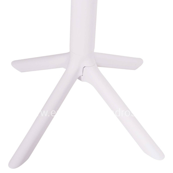 BAR TABLE ROUND TERRIN HM6126.11 POLYPROPYLENE WHITE Φ60x106Hcm.