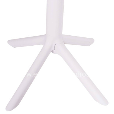 BAR TABLE ROUND TERRIN HM6126.11 POLYPROPYLENE WHITE Φ60x106Hcm.