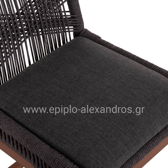 ΣΚΑΜΠΟ ΜΠΑΡ ΜΕΣ.ΥΨΟΥΣ HOWARD HM5791.22 ΚΑΦΕ ΑΛΟΥΜΙΝΙΟ--ΣΚΟΥΡΟ ΓΚΡΙ ΣΧΟΙΝΙ 47,5x55x94,5Υεκ