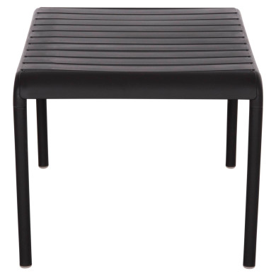 OUTDOOR COFFEE TABLE KORVER HM6334.02 POLYPROPYLENE IN BLACK 100x60x46Hcm.