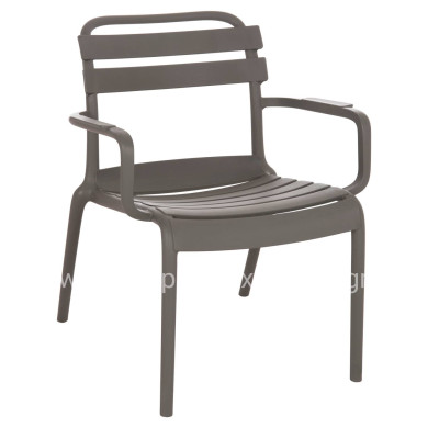 ΠΟΛΥΘΡΟΝΑ ΣΑΛΟΝΙΟΥ ΠΟΛΥΠΡΟΠΥΛΕΝΙΟΥ KORVER HM6333.05 DARK OLIVE GREEN 63.5x65x76Υεκ.