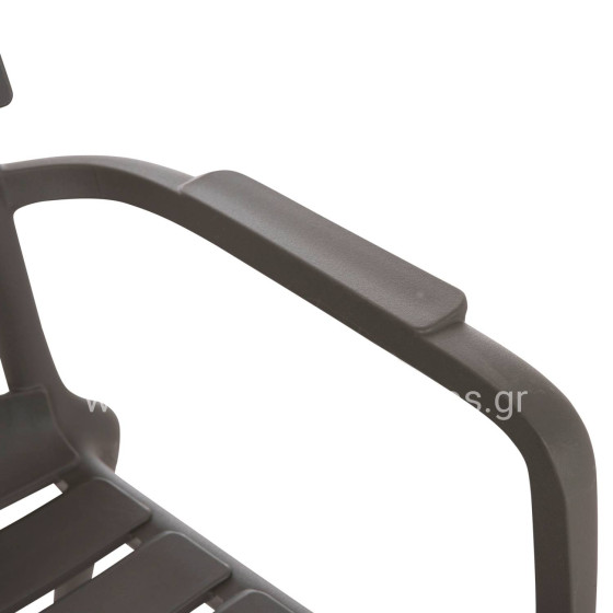 ΠΟΛΥΘΡΟΝΑ ΣΑΛΟΝΙΟΥ ΠΟΛΥΠΡΟΠΥΛΕΝΙΟΥ KORVER HM6333.05 DARK OLIVE GREEN 63.5x65x76Υεκ.