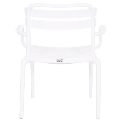 ΠΟΛΥΘΡΟΝΑ ΣΑΛΟΝΙΟΥ ΠΟΛΥΠΡΟΠΥΛΕΝΙΟΥ KORVER HM6333.01 ΛΕΥΚΗ 63.5x65x76Υεκ.